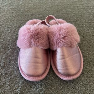 Cat & Jack Pink Kids Slippers